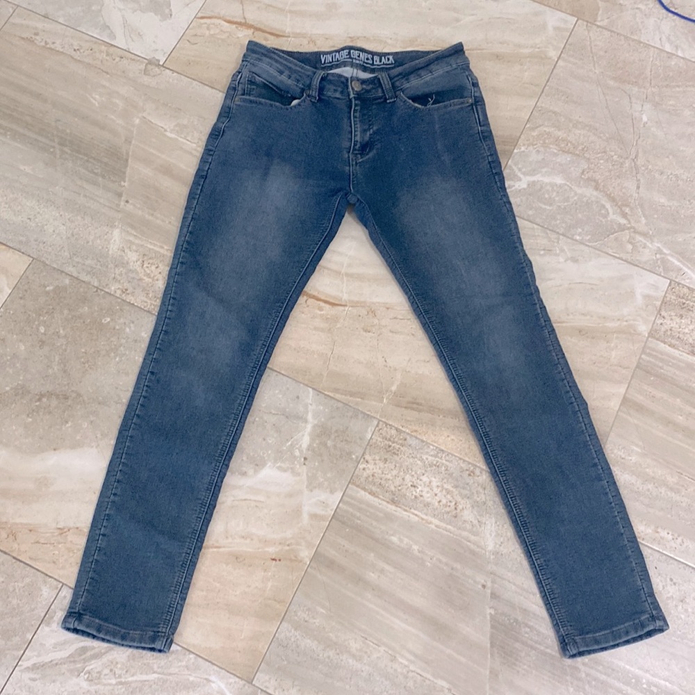 VINTAGE GENES BLACK - Slim Fit - Jeans Men’s Dark Blue